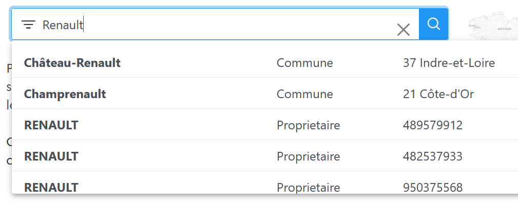 adresses et bâtiments